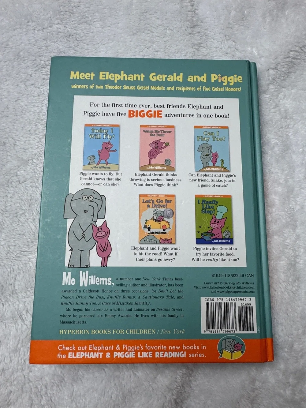 Elephant & Piggie BIGGIE! Volume 1 - Pink & Teal Cover